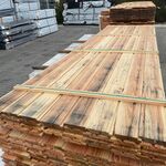 Ca. 112x Douglas Dubbele Rhombus, 25x137mm, lengte 400cm